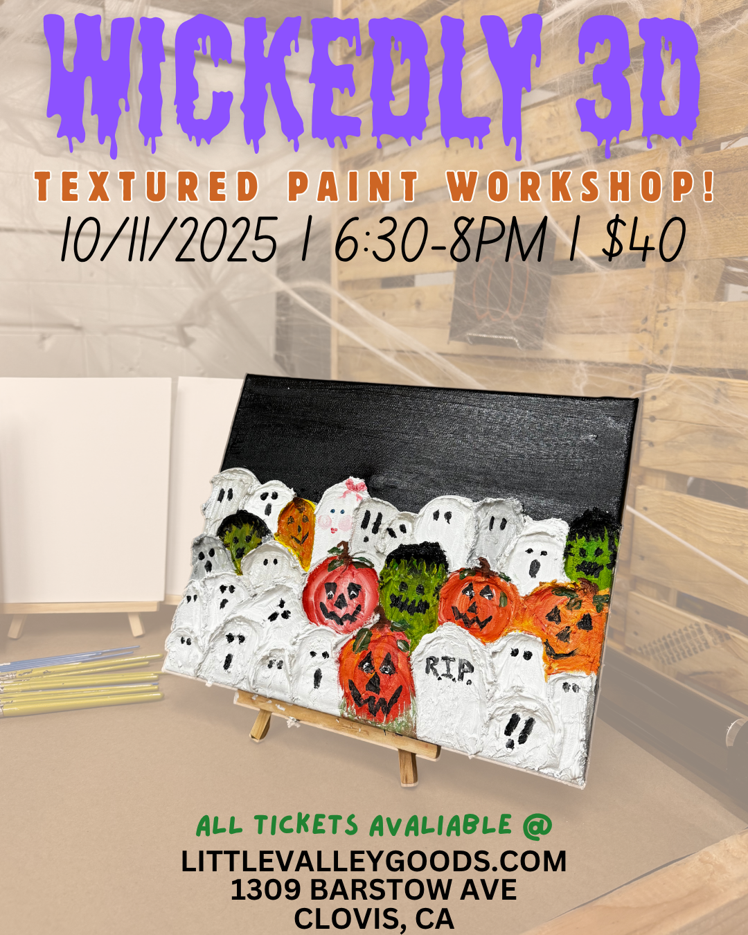 WICKEDLY 3-D PAINT WORKSHOP