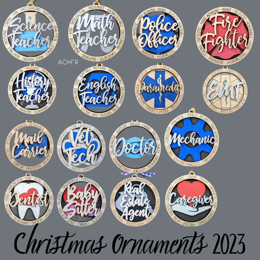Workforce Christmas Ornaments