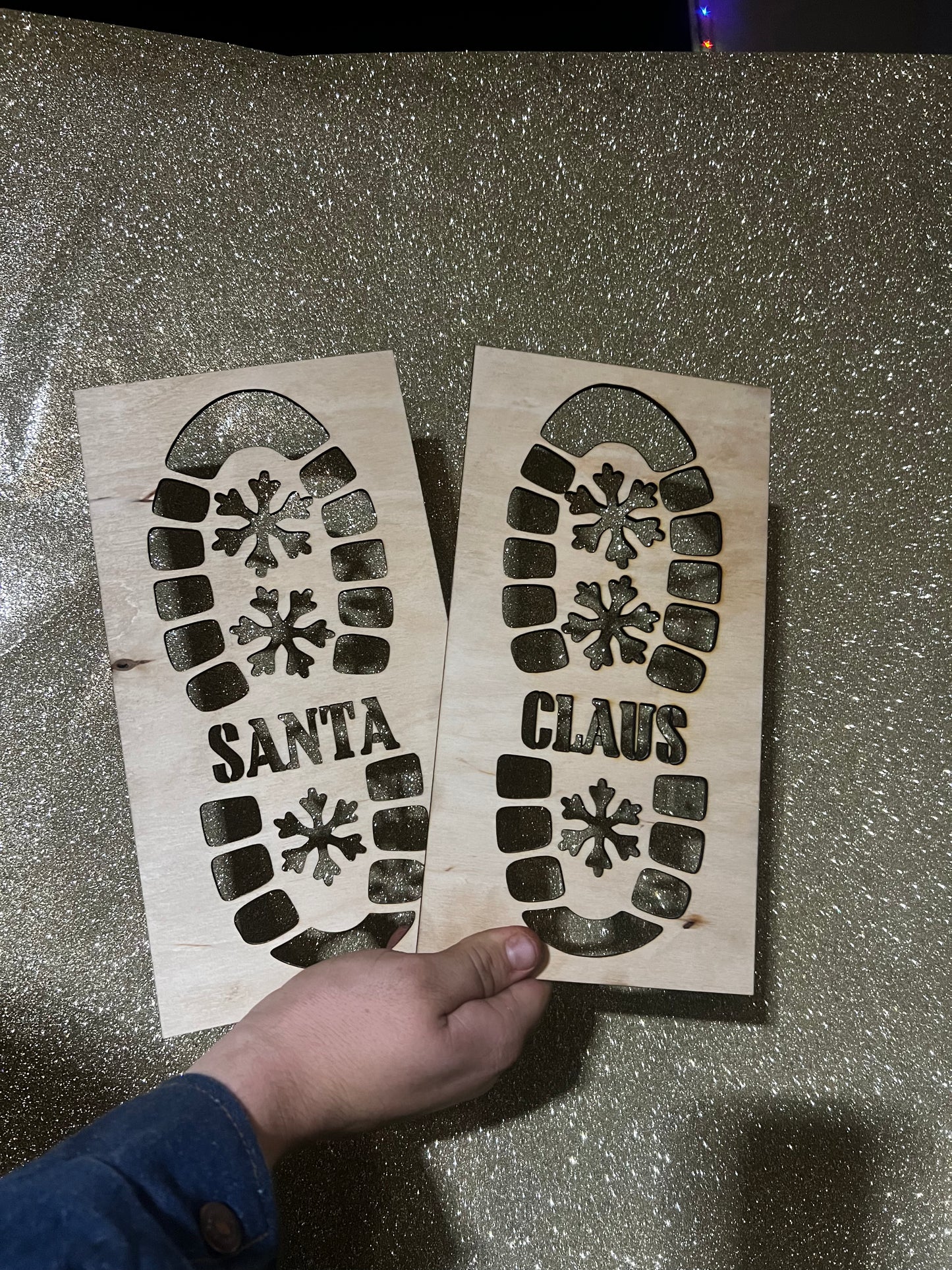 Santa & Friends Footprints