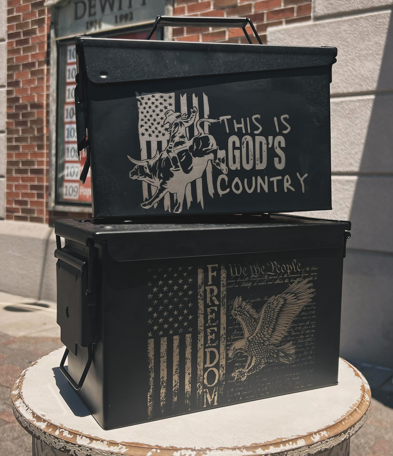 Engraved Ammo Boxes