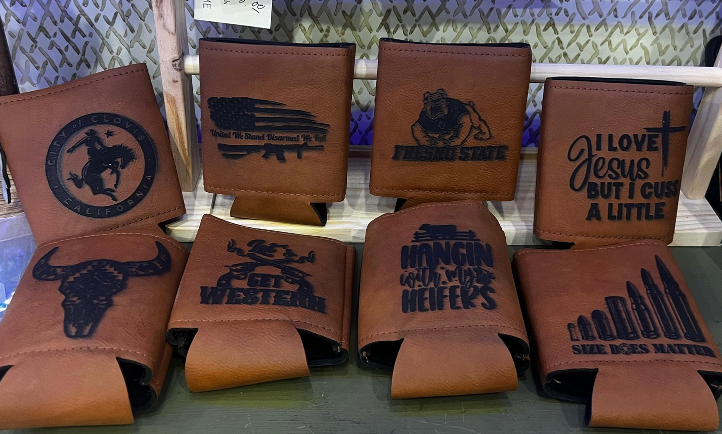 Leatherette Koozies