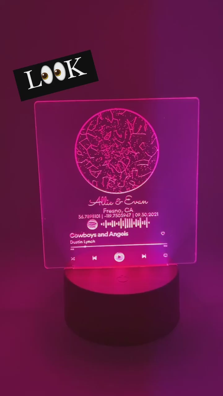 Customizable couples neon sign