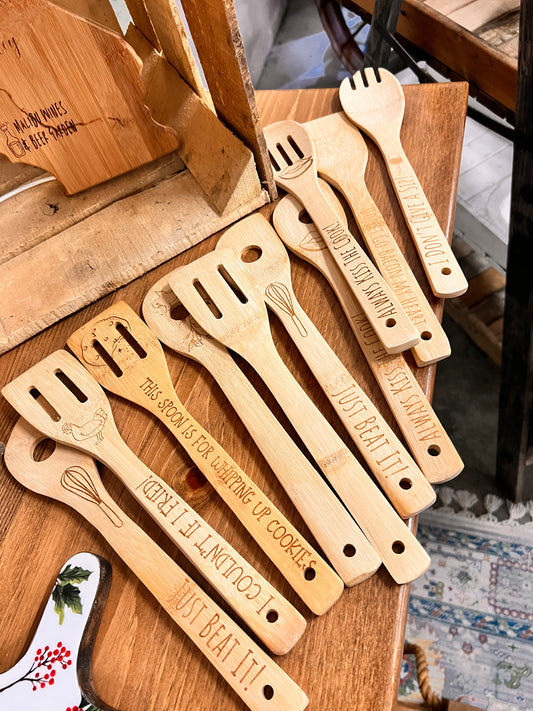 Punny Wooden Spoons