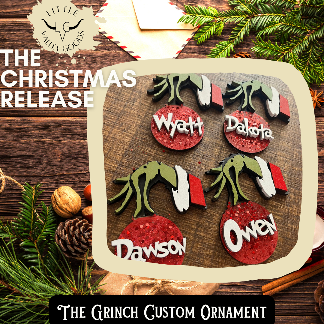 The Grinch Custom Ornament